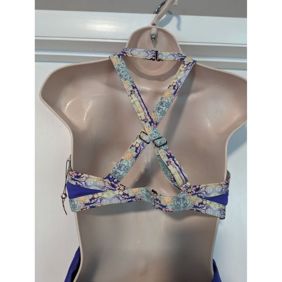 Calia NWT tankini top sz Medium Strappy open back - Picture 8 of 8